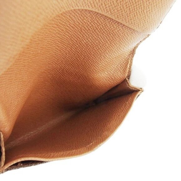 LOUIS VUITTON Card Case Monogram Beige Monogram Canvas Authentic Used - Picture 7 of 10